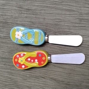Flip Flop Cheese Spreaders